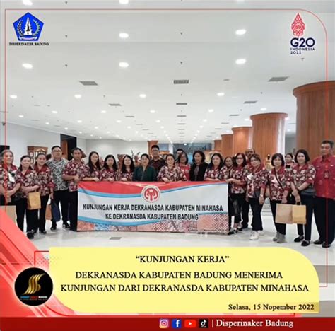 Kunjungan Kerja Dekranasda Kabupaten Minahasa Di Galeri Ikm Kreatif