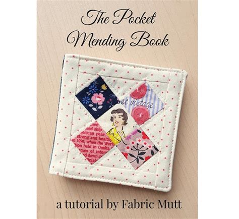 Tutorial: Pocket mending book – Sewing