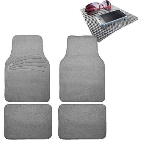 Fh Group Pcs Car Floor Mats For Auto Car Suv Carpet Liner Gray With