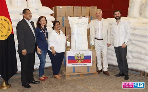 Nicaragua Recibe Donaci N De Alimentos De Parte De La Federaci N De Rusia