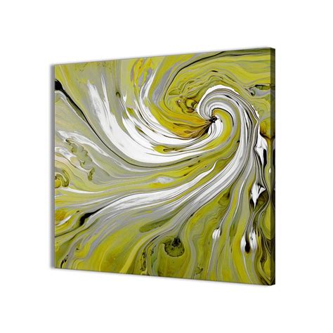 15 Best Lime Green Abstract Wall Art