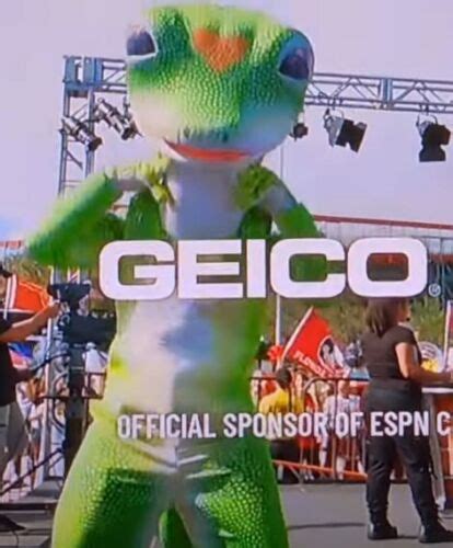 Geico Gecko Mascot Costume By Olympus Mascot Division Ebay