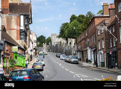 Arundel town centre Stock Photo - Alamy