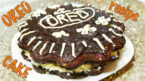 Giant Oreo Homemade Giant Oreo Cake Recipe Tutorial Youtube