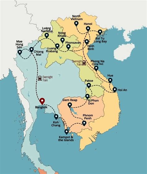 What Is Banana Pancake Trail Southeast Asia Backpacking Route Maps