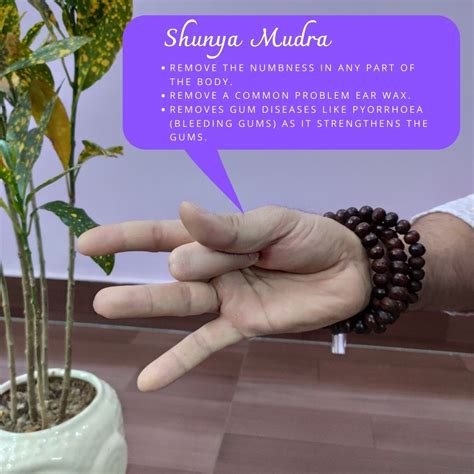 Shunya Mudra Reduces The Effect Of The Space Element Space Denotes