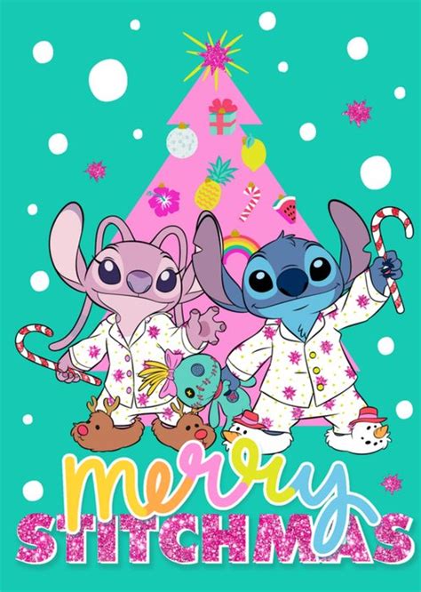 Disney Lilo And Stitch Merry Stitchmas Card Moonpig