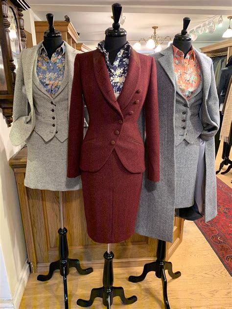 Ladies Harris Tweed Tweed Suit Women Tweed Outfit Women Suits For Women