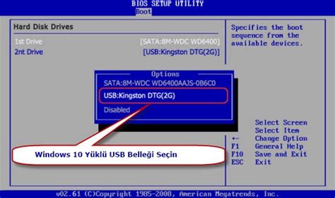 Usb Bellekten Windows Y Kleme Sontakip