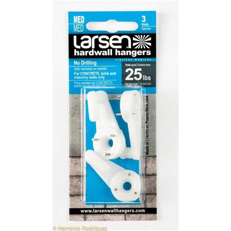 Larsen Wallhangers Larsen Tri-R 3 Medium Size Hook Picture Hangers TRIR3 - The Home Depot