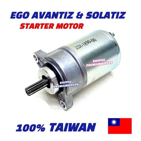 Avantiz Ego Starter Motor Ego Solariz Startor Moto Taiwan Shopee Malaysia