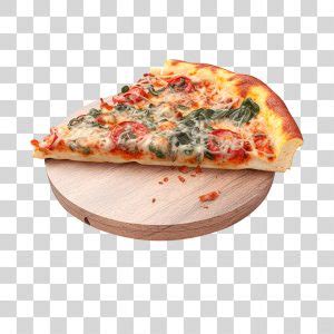 Fatia de Pizza em Tábua de Madeira PNG Transparente download Designi