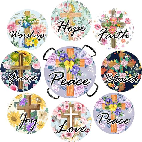 Amazon Pcs Christian Diamond Art Coasters Kits With Holder For