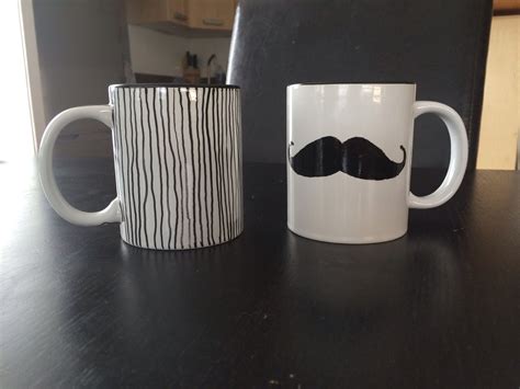 Diy Mugs Feutre Noir Porcelaine Feutre Noir Feutre