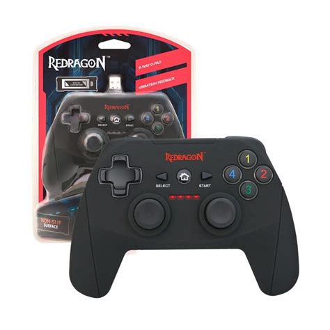 Joystick Inalambrico Redragon Harrow G Negro Pc Ps Usb