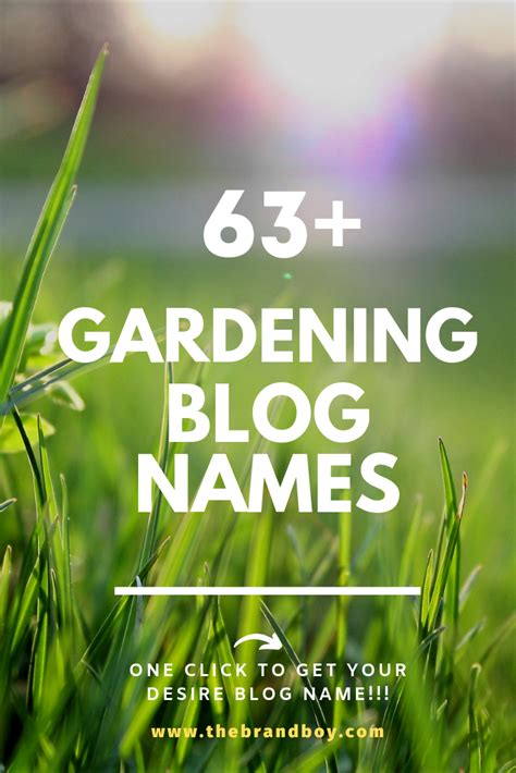 990 Best Gardening Business Names Ideas Gardening Blog Blog Names