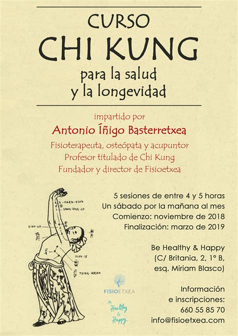 Nuevo Curso De Chi Kung 2018 19 Fisioetxea