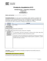 PA 3 Economía 2 tipo rúbrica 1 docx Producto Académico N3