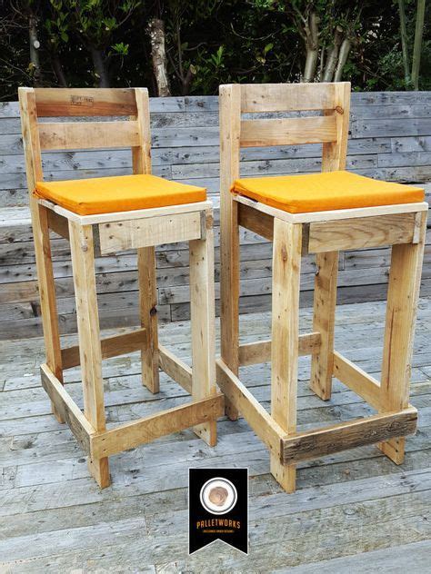 Pallet Bar Stool Seat Chair Reclaimed Recyled By Palletworksuk