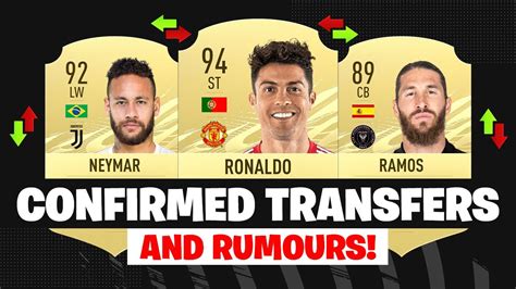 Fifa New Confirmed Transfers Rumours Ft Ronaldo Neymar