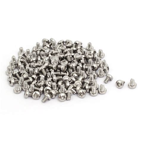 Uxcell M3x4mm 304 Stainless Steel Button Head Torx Screws Fasteners 150pcs Harfington