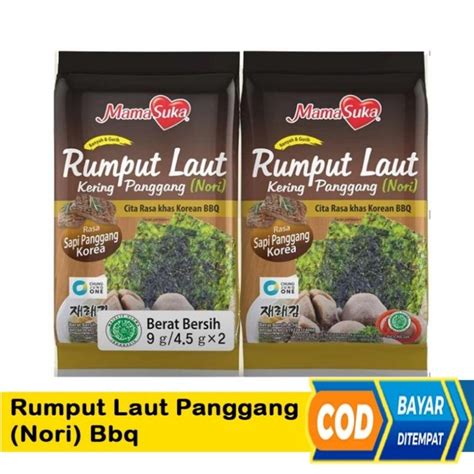 Jual Mamasuka Rumput Laut Panggang Nori Sapi Panggang Korean Bbq G