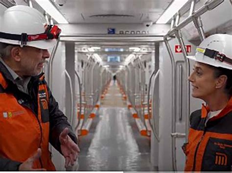 Claudia Sheinbaum Supervisa Avances En La L Nea Del Metro