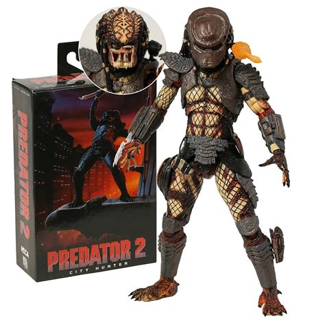 Action Figure Predador Ultimate City Hunter O Predador 2 The Predator