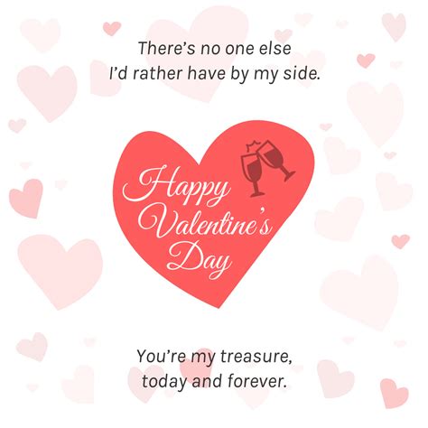 Romantic Hearts Valentines Day Card Venngage