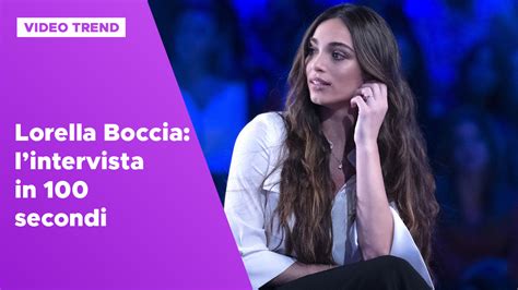 L Intervista A Lorella Boccia In Secondi Mediaset Infinity