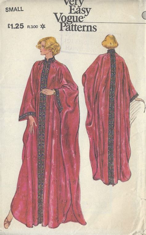 1970s Vintage Vogue Sewing Pattern Bust 31 12 32 12 Caftan R902 The Vintage Pattern Shop