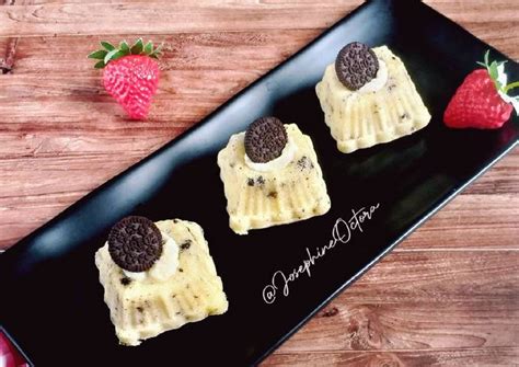 Resep Bolu Kukus Oreo Vla Keju 2 Telur Irit Oleh Josephine Octora