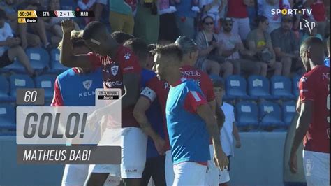 Goal Golo Matheus Babi Santa Clara 2 1 Marítimo Liga 22 23 5