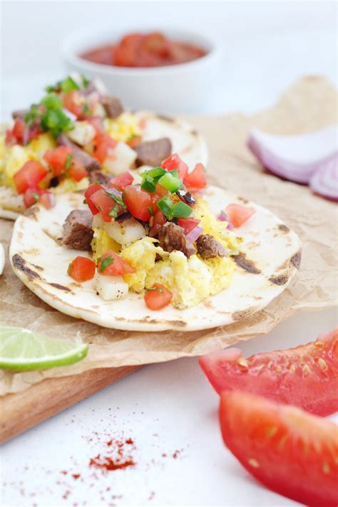 Breakfast Street Tacos Chef Elizabeth Reese