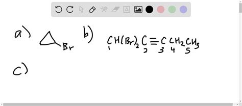 SOLVED Draw The Condensed Structural Formula Or Skeletal Formula