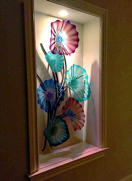 Blown Glass Wall Sculpture Carolina Tree Artisan Crafted