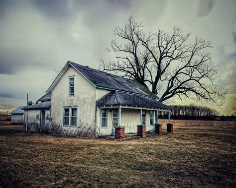 The Old Farm House. stock photo. Image of house, barn - 180880708