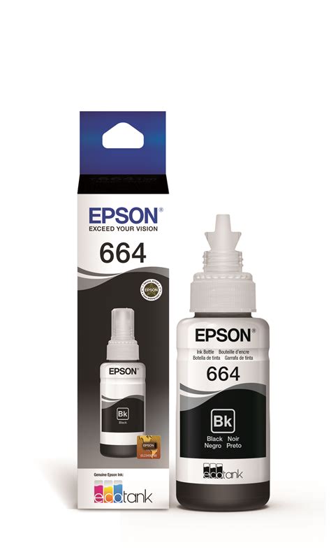 Ripley Tinta Epson Negra Original T Botella Ml