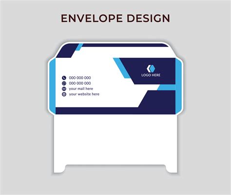 Graphics envelope design, Envelope Template 47545686 Vector Art at Vecteezy