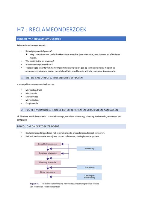 H7 Samenvatting Boek En Power Points Hoofdstuk 7 H7