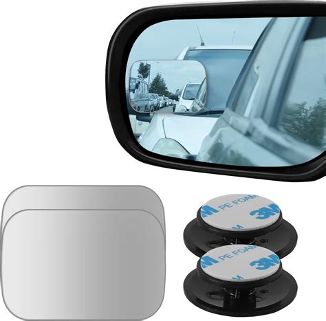 Pcs Blind Spot Mirrors Rectangle Ultra Thin Frameless Hd Glass