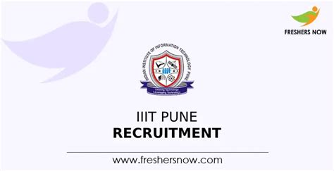 Iiit Pune Recruitment 2024 Notification For 50 Posts