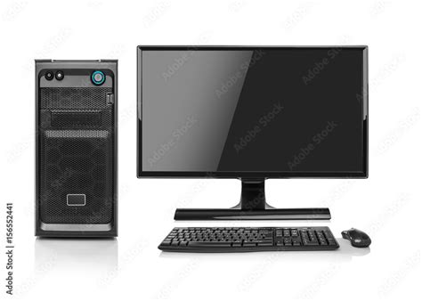 Modern Desktop Pc Computer Isolated Stock Photo Adobe Stock