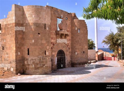 Entrance Porch Of Akaba Aqaba Historical Fort Gulf Of Aqaba Red Sea