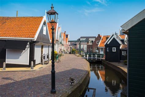 Fishing Village Volendam in the Netherlands Stock Photo - Image of ...