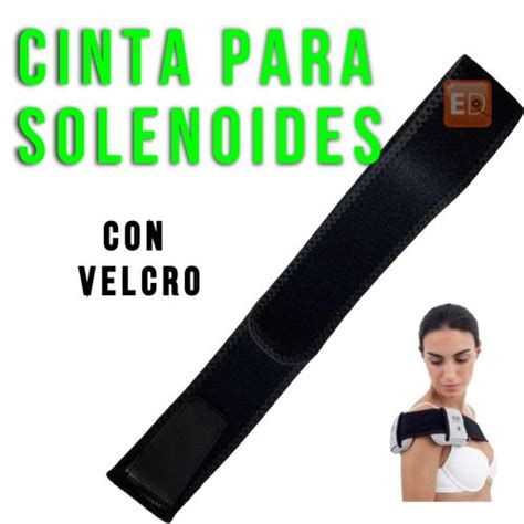 Banda El Stica Negra Con Velcro Para Solenoides