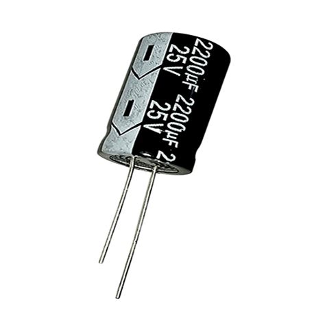 Capacitor Eletrol Tico Radial Uf V X Mm Adx Componentes