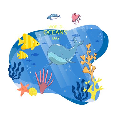 World Oceans Day Vector Hd Png Images World Oceans Day Festival Vector