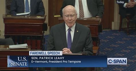 Senator Patrick Leahy Farewell Speech C