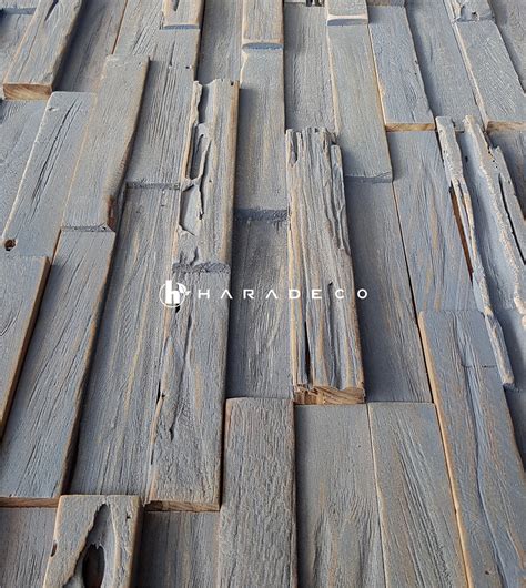 Wooden Wall Cladding Haradeco Grey Washed Coral